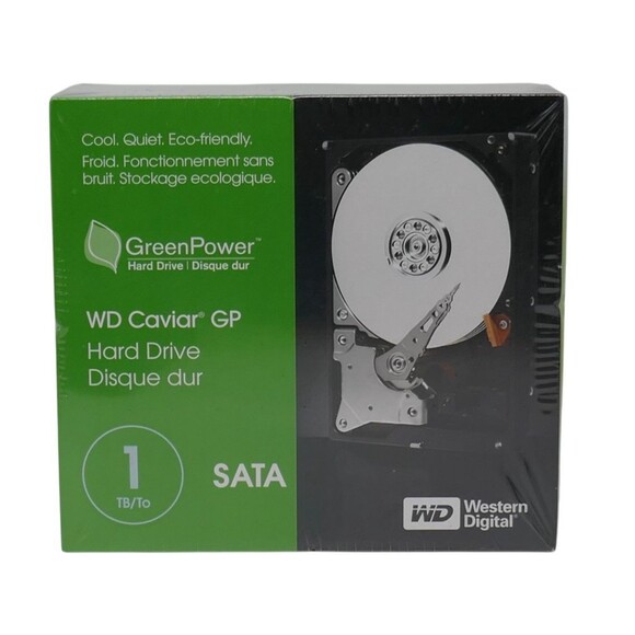Western Digital Caviar Green Hard Drive 1TB WD10000CSRTL SEALED - Picture 1 of 8